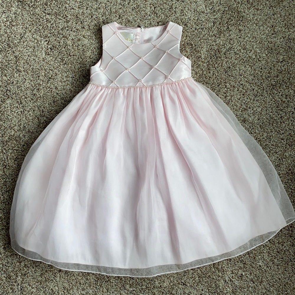 Toddler pink special occasion dress size 2